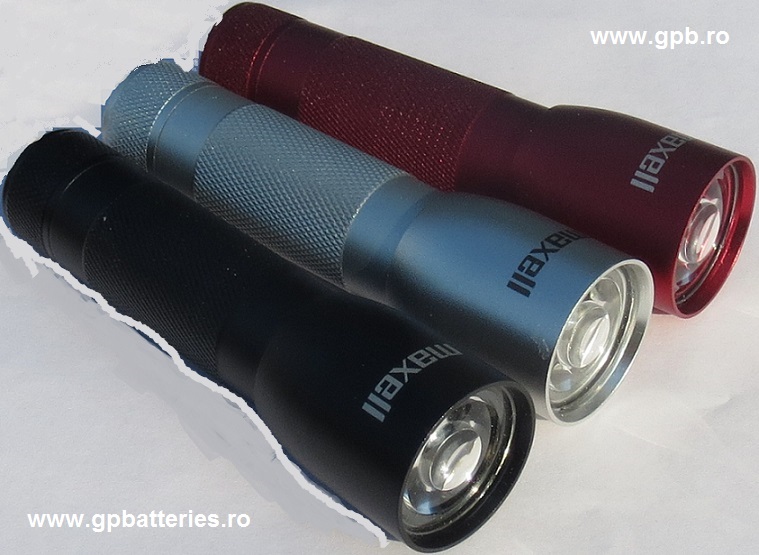 Lanterna metal LED si lupa Maxell