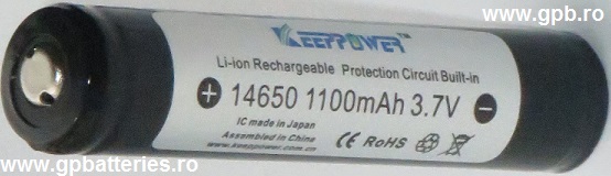 Acumulator Li-Ion 14650 1100mA 3,6V