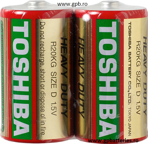 Baterie Toshiba R20 Heavy Duty