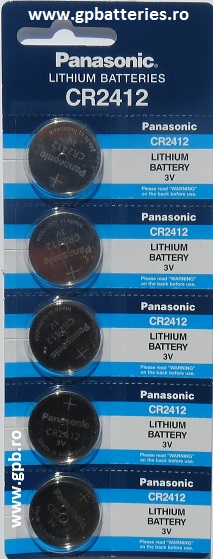 Panasonic baterie litiu CR2412 3V