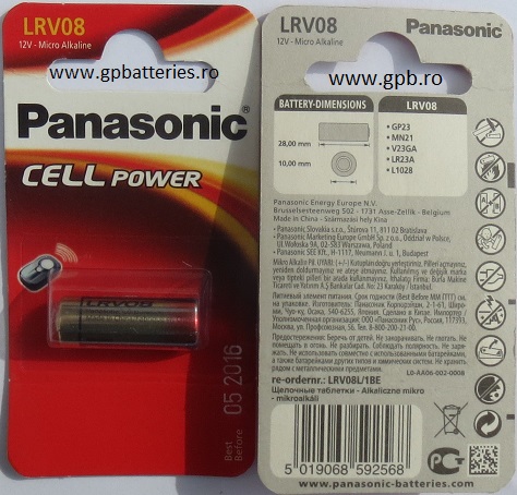 Panasonic baterie alcalina 23A