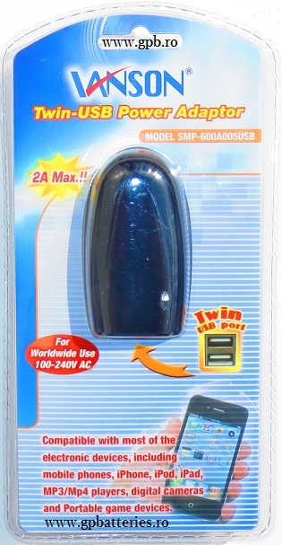 Vanson alimentator SMP-600A005USB