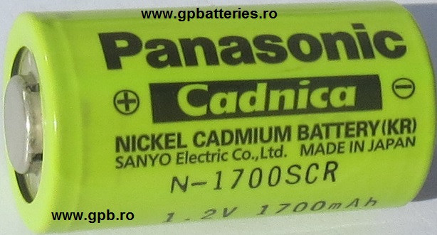 Acumulator Ni-Cd Panasonic S1/2N 1700SCR