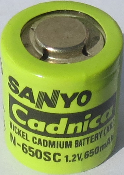 Acumulator Ni-Cd Sanyo N-650SC