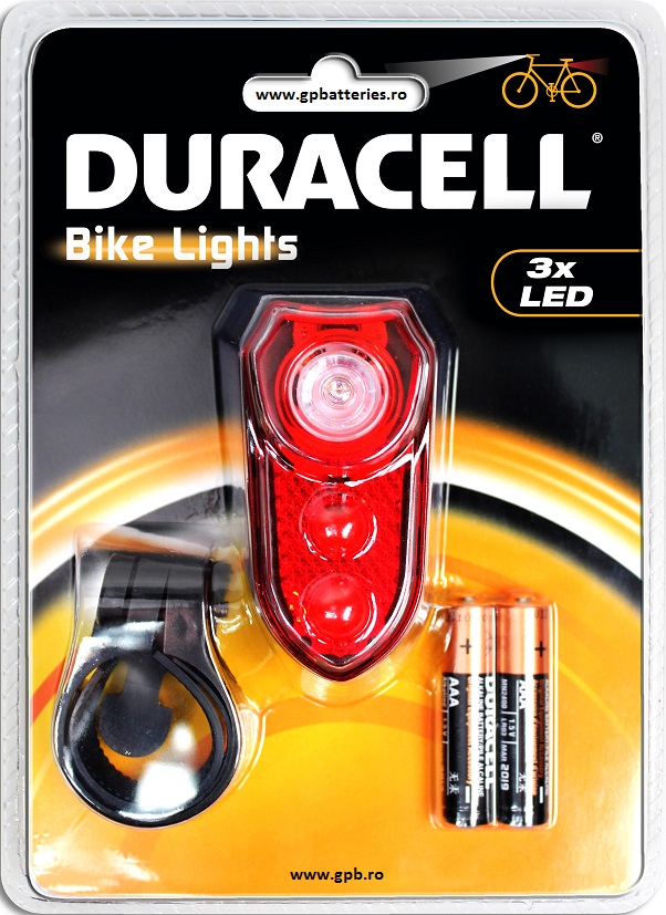 Lanterna pentru bicicleta Duracell BIK-B02RDU