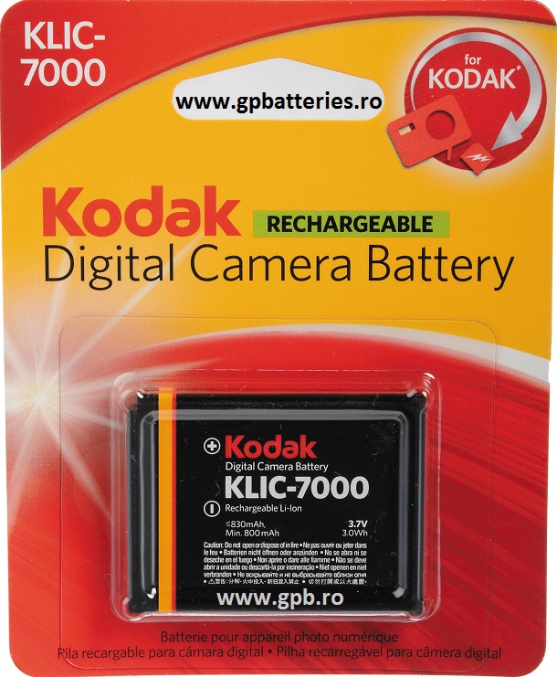 Acumulator camera Kodak Klic 7000 PL755