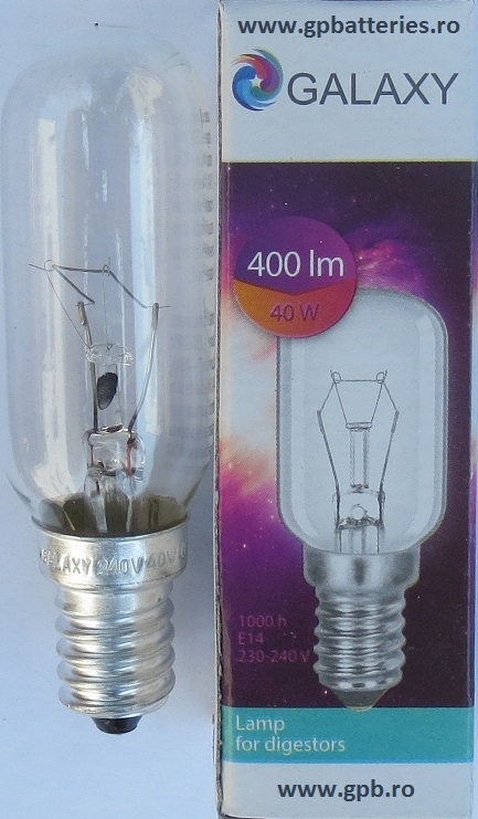 Bec clar E14 tip hota 40W Galaxy 