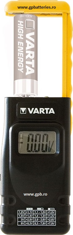 Varta tester de baterii cu LCD