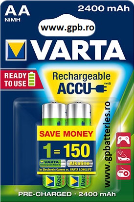 Acumulator VARTA Ready to use AA R6 2400mA 56756 blister 2
