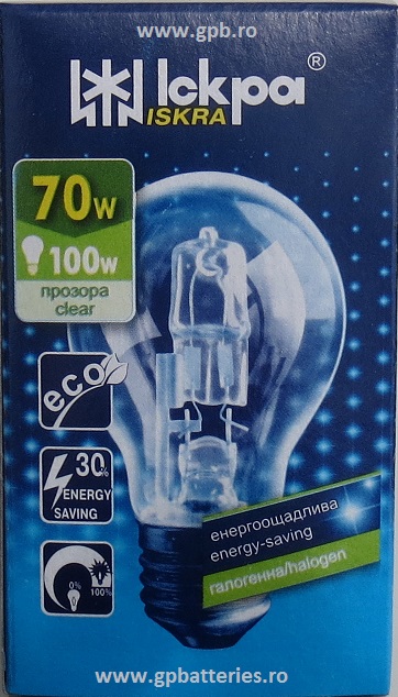 Bec clar E27 70W 220V Iskra