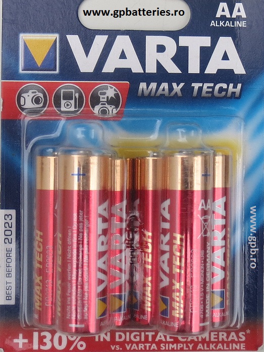 Varta baterie alcalina Max Tech AA (R6) blister 6