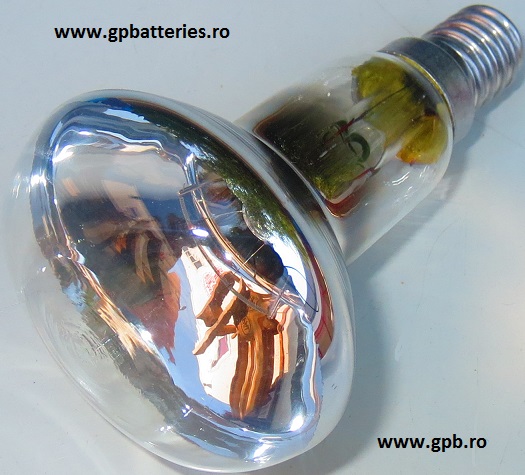 Bec cu reflector E14 R50 40 watt Iskra