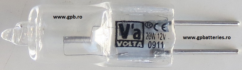 Bec pini-bulb halogen 12 volti 20 watt G4 Iskra