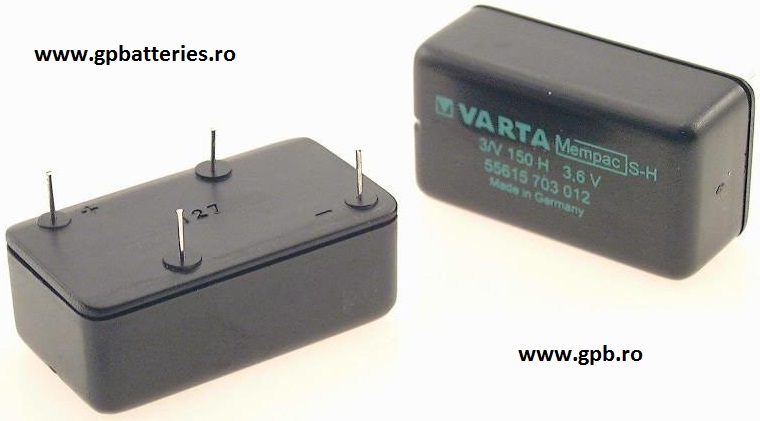 Varta acumulator Ni-MH MemPack 3,6V 150mA