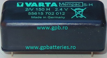 Varta acumulator Ni-MH MemPack 2,4V 150mA