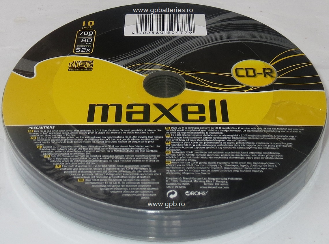 CD Recordable Maxell bulk10 624034