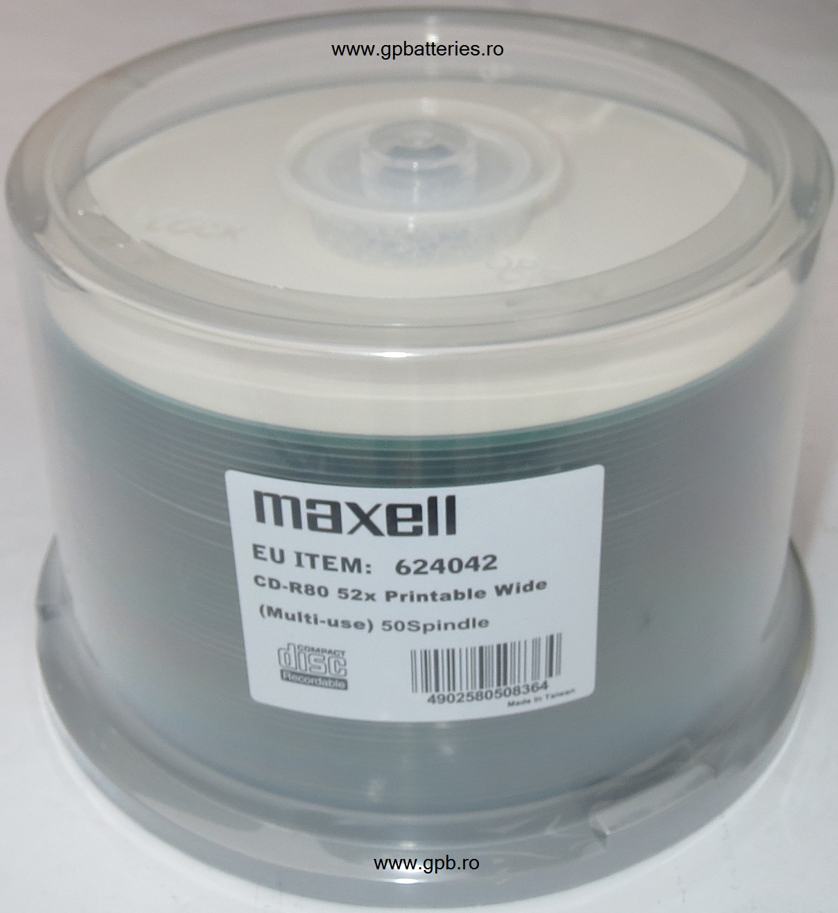 CD Printabil Maxell shrink50 624042