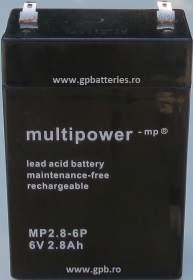 Acumulator etans VRLA 6V 2,8A MultiPower