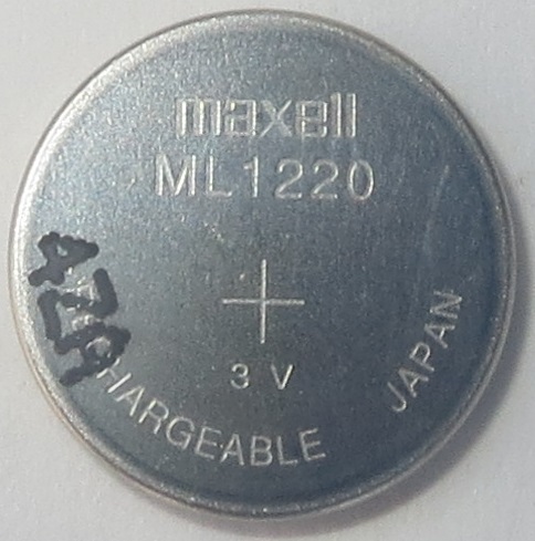 Maxell acumulator litiu 3V ML1220