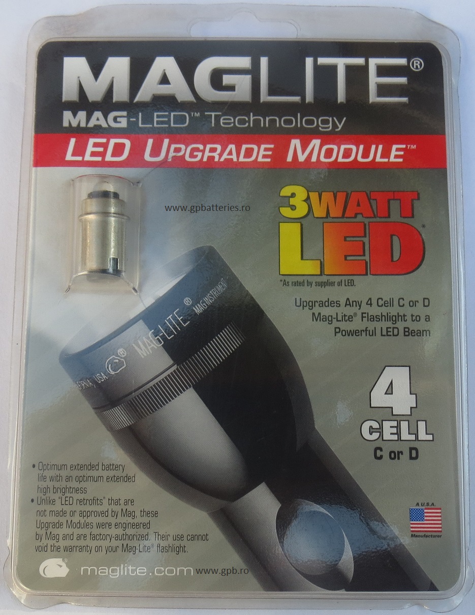 Bec Maglite LED 4xC sau 4xD