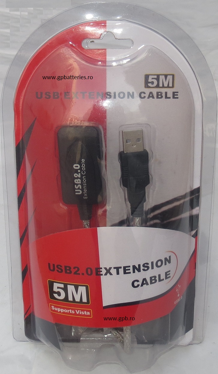 Cablu prelungire USB 5m