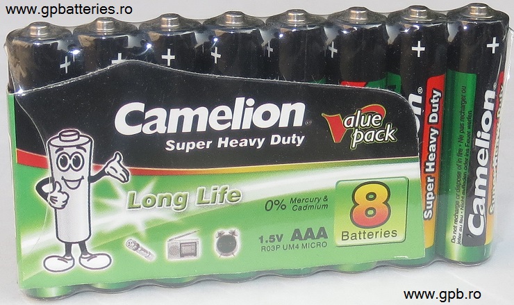 Camelion Germania baterie Long Life Super Heavy Duty AAA (R3) bulk
