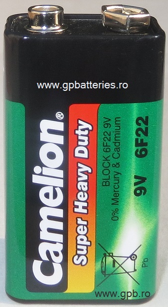 Camelion Germania baterie Long Life Super Heavy Duty 9V 6F22 BULK