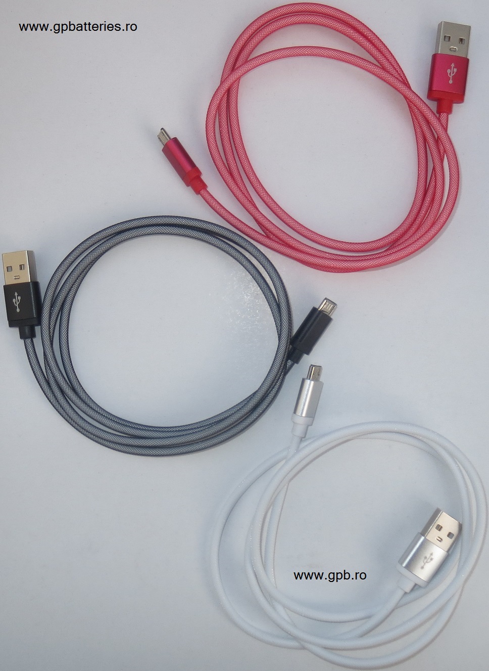 Cablu USB la microUSB metal