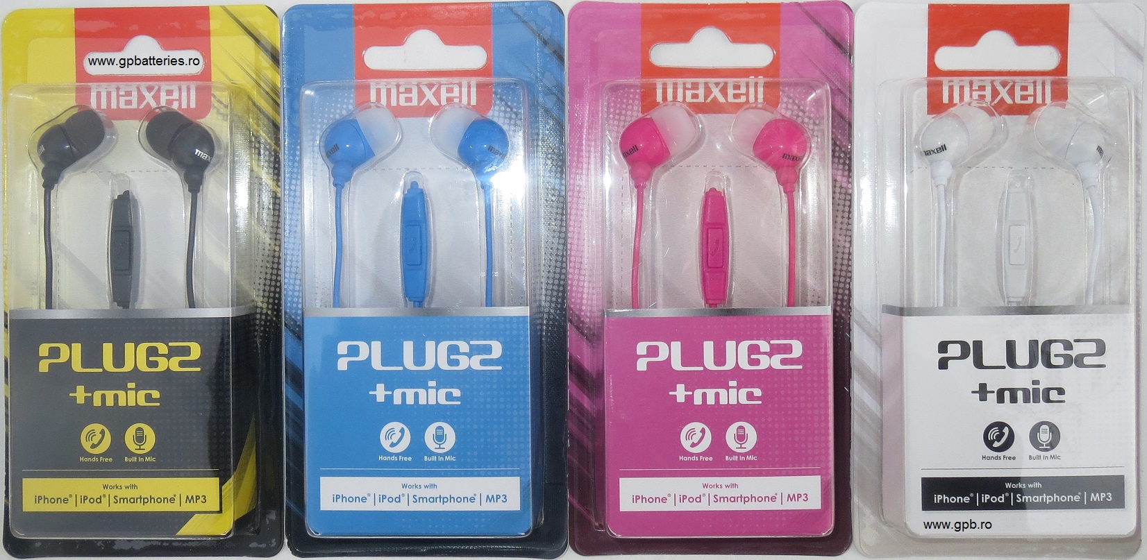 Casca Maxell stereo Plug2 cu handsfree