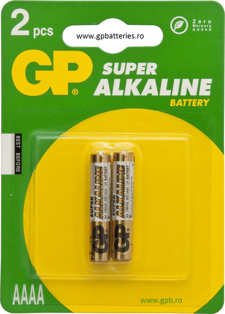 Baterie superalcalina AAAA 1,5V GP Batteries blister