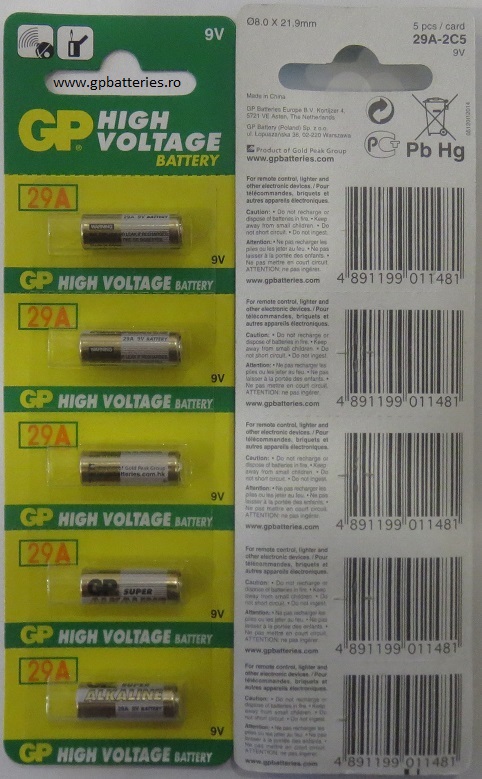 Baterie superalcalina 29A GP Batteries