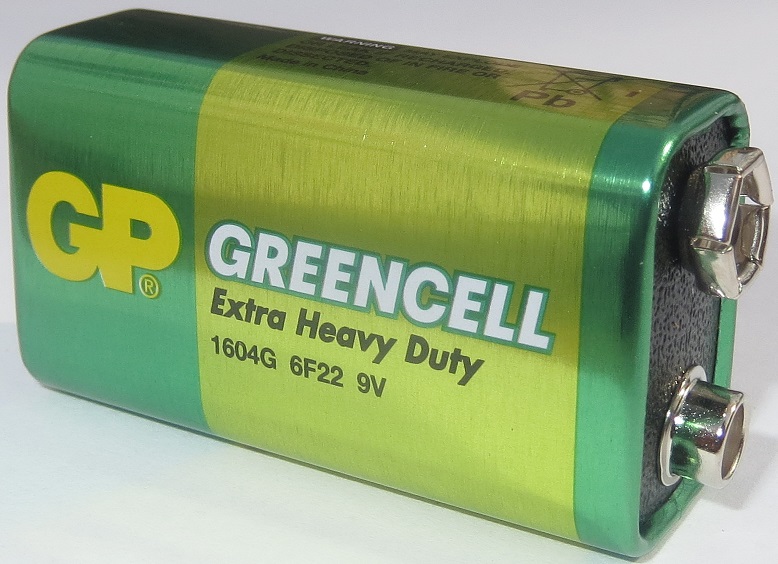 Baterie verde nealcalina 9V GP Batteries bulk 1604G