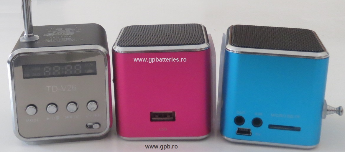 Boxa mini portabila cu MP3 Player si radioFM TED TD-118