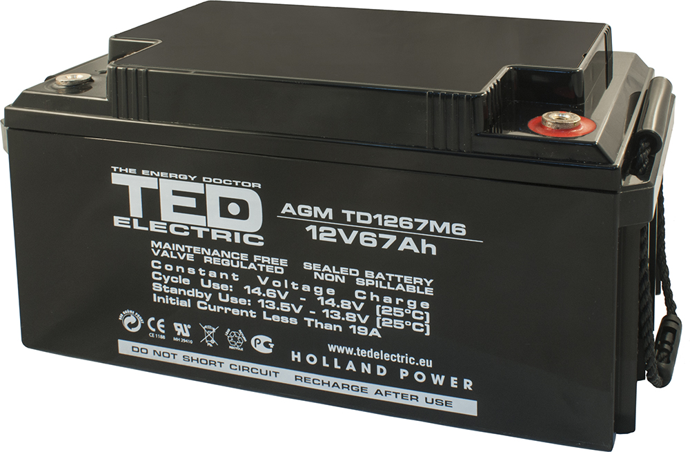 Acumulator AGM 12V 67A