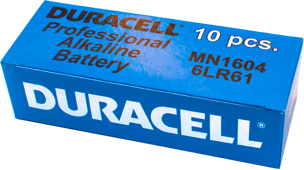 Baterie alcalina Duracell Professional INDUSTRIAL 9V la cutie 