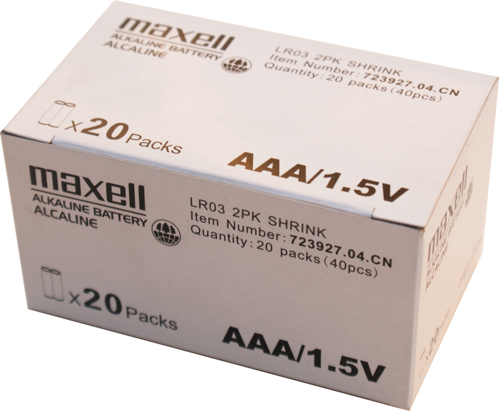Baterie alcalina AAA R3 Maxell bulk 2 