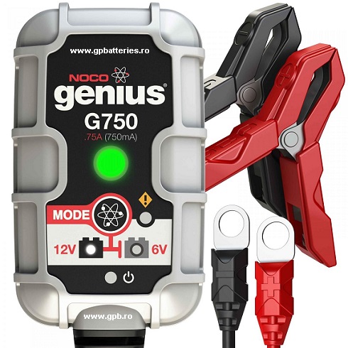 Noco Genius redresor Smart 6+12V 0,75A pentru acumulatori maxim 30A G750EU