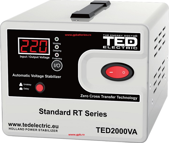 Stabilizator retea maxim 2000VA-AVR TED2000