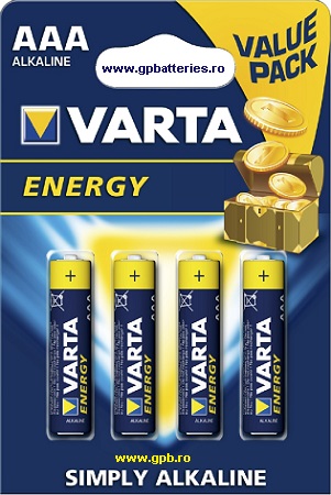 Varta baterie alcalina Energy AAA LR3