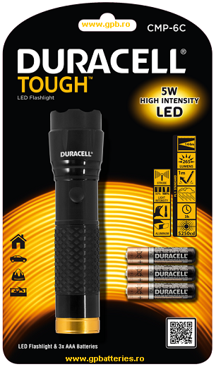 Lanterna Duracell Tough CMP-6C 5W Led Cree