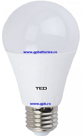 Bec LED E27/ 7W /220V/6400K A60 530lm TED107R