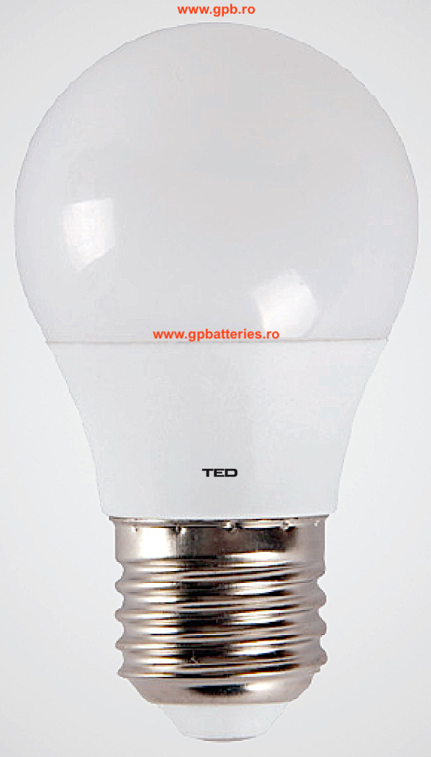 Bec LED balon mic E27/ 4W /220V/2700K G45 310lm TED204C