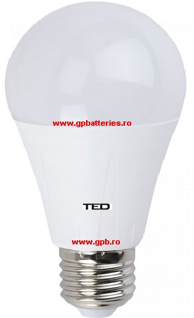Bec LED E27/ 12W /220V/2700K A65 1100lm TED112C