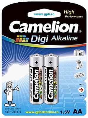 Baterie alcalina AA DIGI Camelion blister 2