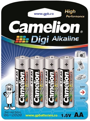 Baterie alcalina AA DIGI Camelion