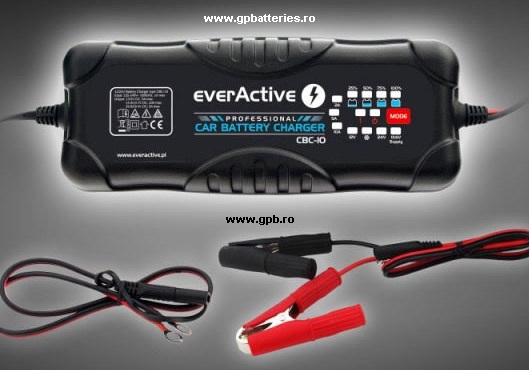 EverActive incarcator profesional acumulatori Plumb 12V / 24V CBC10