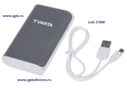 Incarcator portabil Varta 6000mah 57960