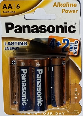 Panasonic baterie alcalina AA (LR6) Power Bronze Blister 6