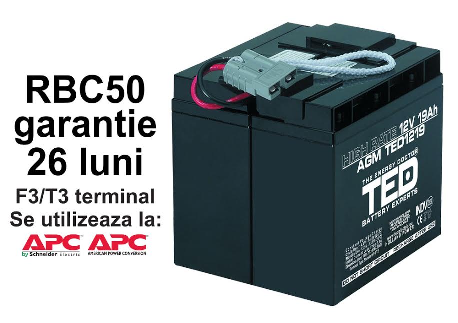 Acumulatori compatibili APC RBC50 din Olanda 