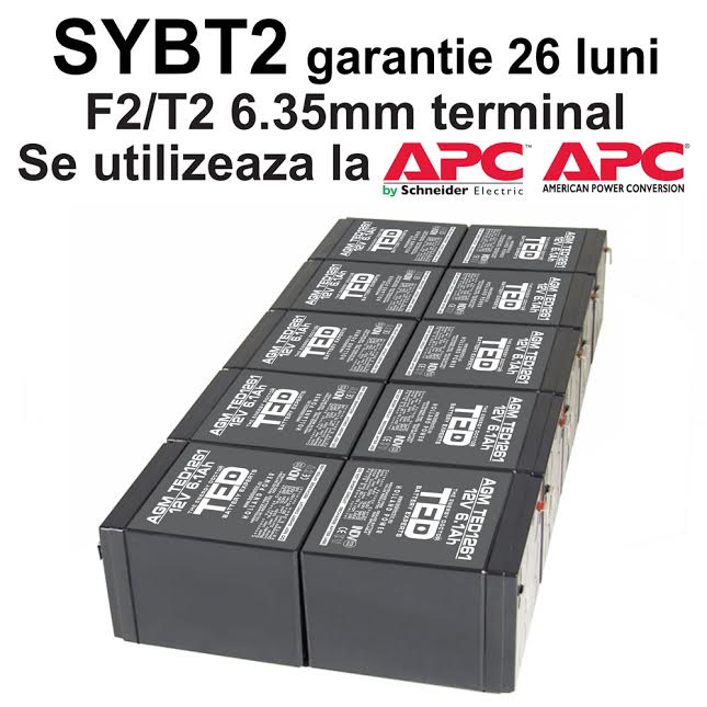 Acumulatori compatibili APC SYBT2 din Olanda 